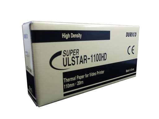 [WEB |771] DURICO | Thermal Papier für Video Printer | 110mm x 20m Super Ulstar Thermal Papier